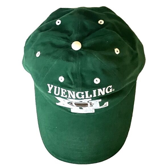 Yuengling Beer Baseball Cap XXL Football Green Strapback 7 1/4-8 United Stitches - Picture 11 of 14